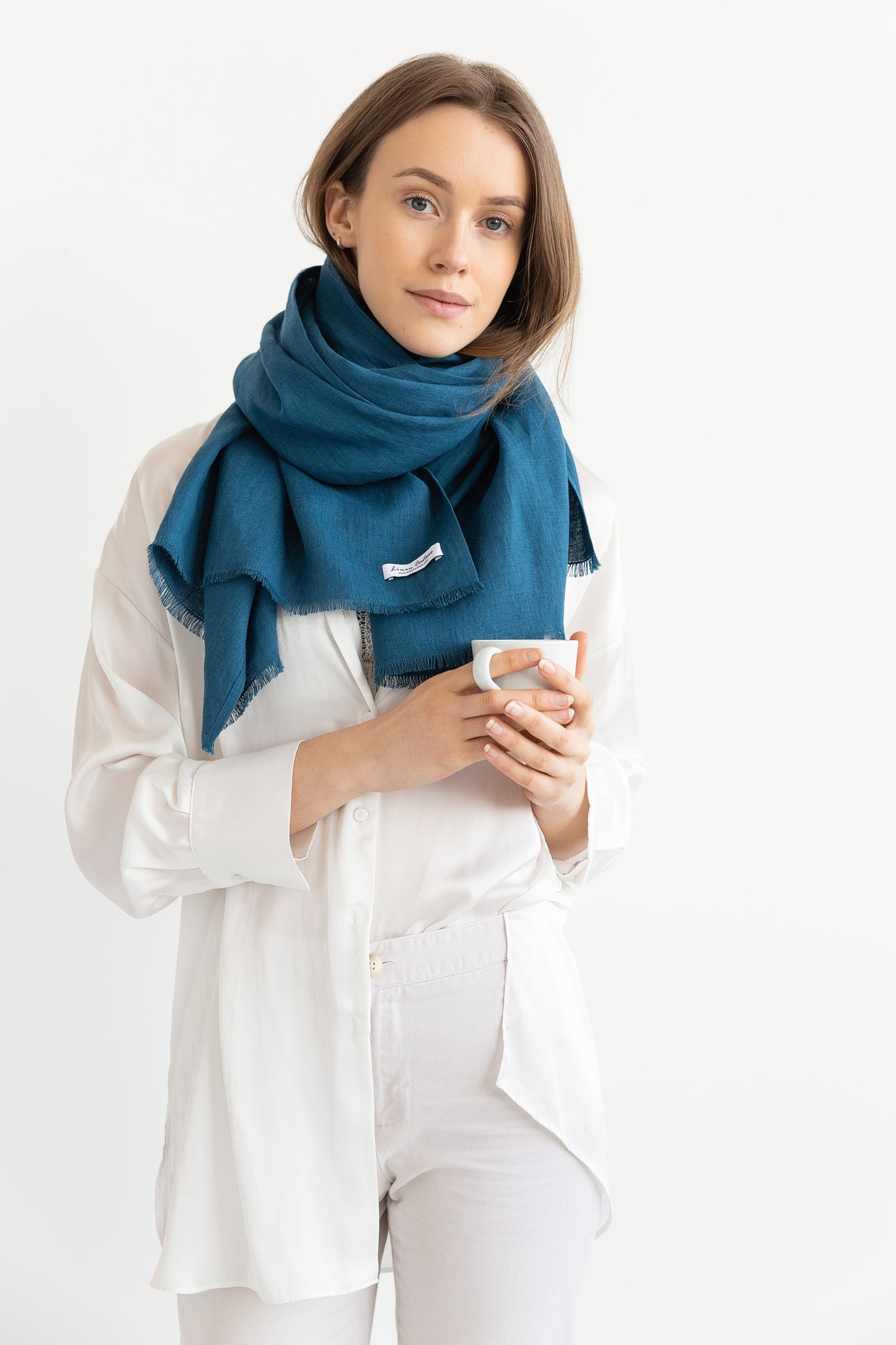 Dark Sea Blue scarf