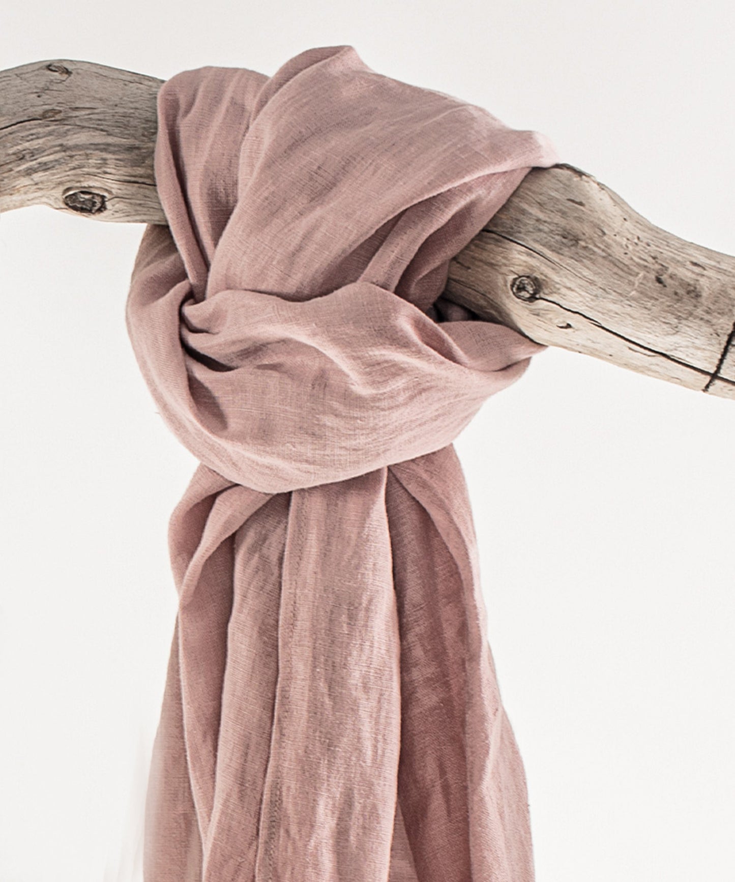 Snow White linen scarf